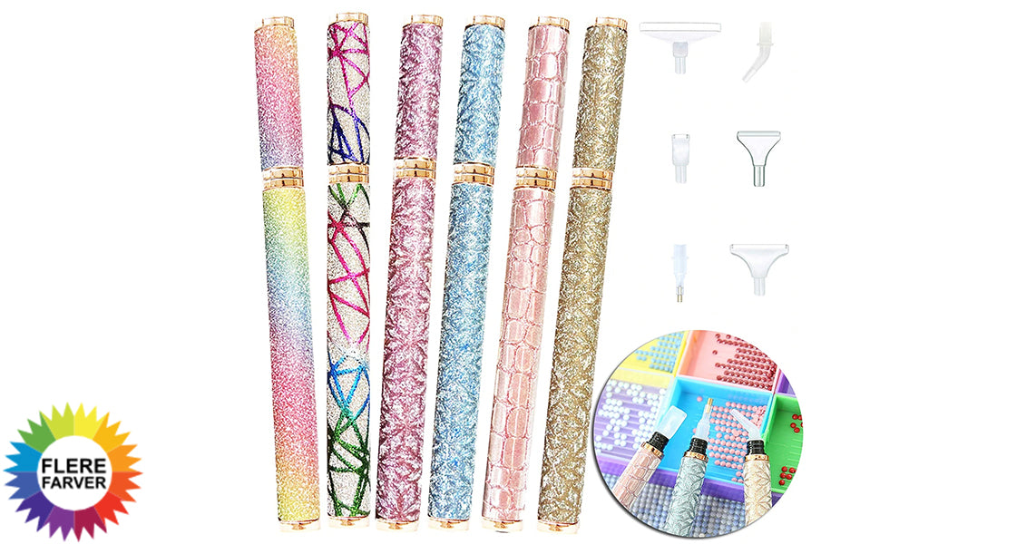 Skinnende Pen-sæt til Diamond Painting