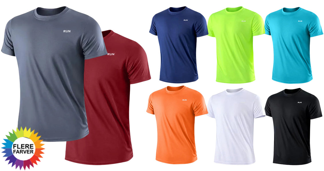 Herre Hurtigttørrende Sports-T-shirt