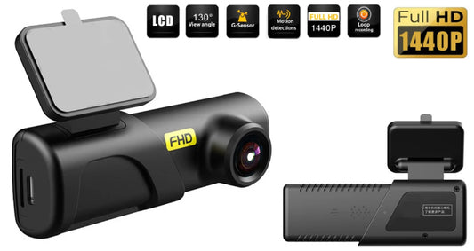 Full HD 1440P Bil Dash Kamera Optager