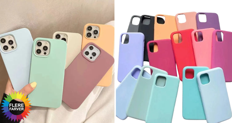 Silikone Cover til Apple iPhone 11 12 13 14 15 Pro Max