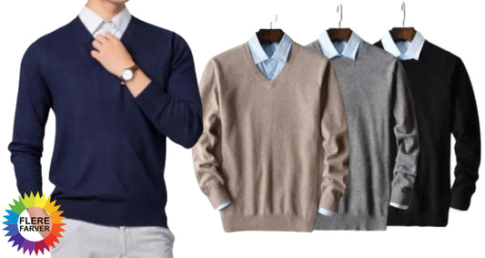 Varm Strikket Sweater til Mænd