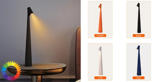 Moderne Bærbar Bordlampe med Berøringsafbryder