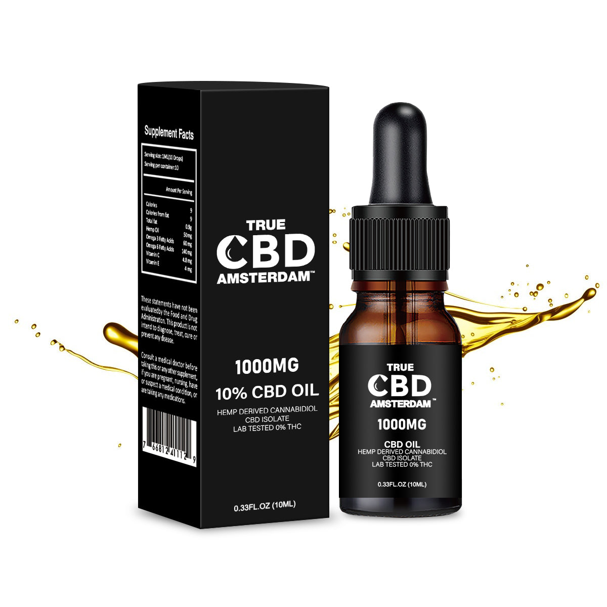 Økologisk True CBD Hamp Olie – 5-30% CBD