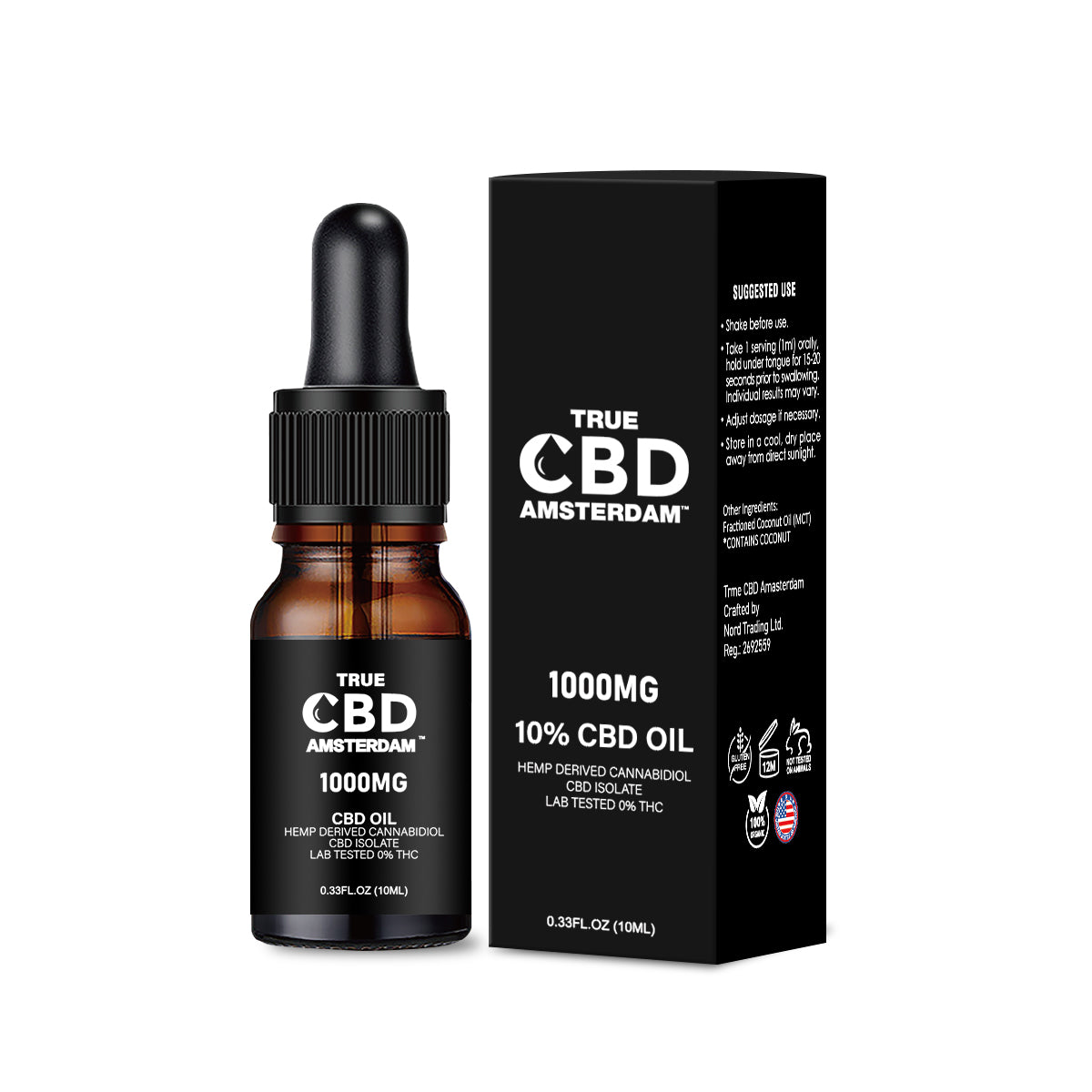 Økologisk True CBD Hamp Olie – 5-30% CBD