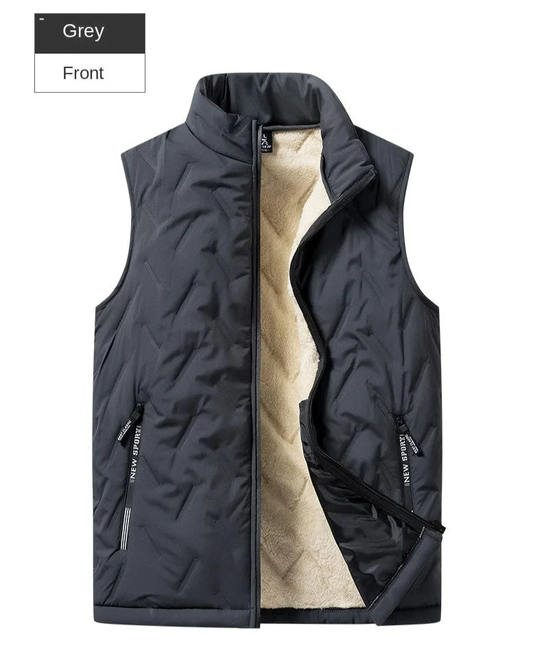 Varm Bomuldsvest til Mænd