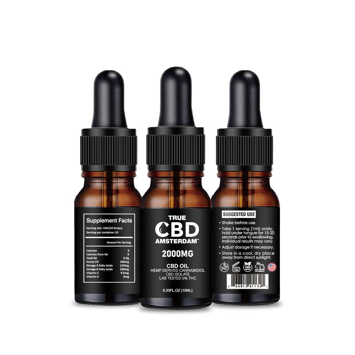 Økologisk True CBD Hamp Olie – 5-30% CBD