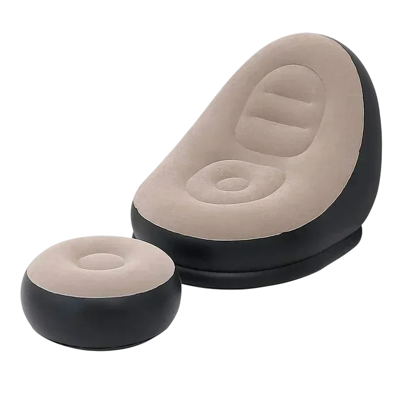 Oppustelig og Sammenklappelig Sovesofa