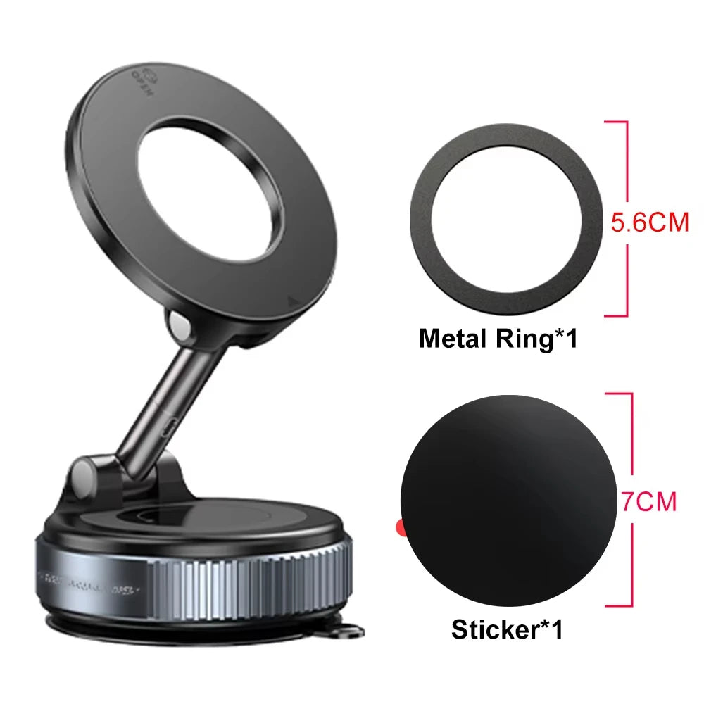 Magnetisk Mobilholder til Bil med Sugekop
