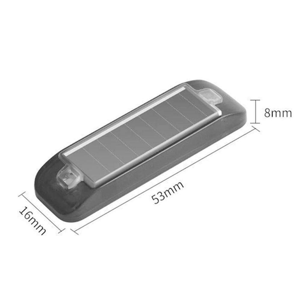Mini LED Solcelle Advarselslys til Bil