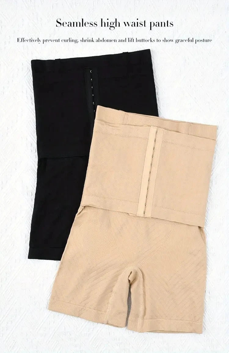 Højtaljede Shapewear-Shorts med Balleløft