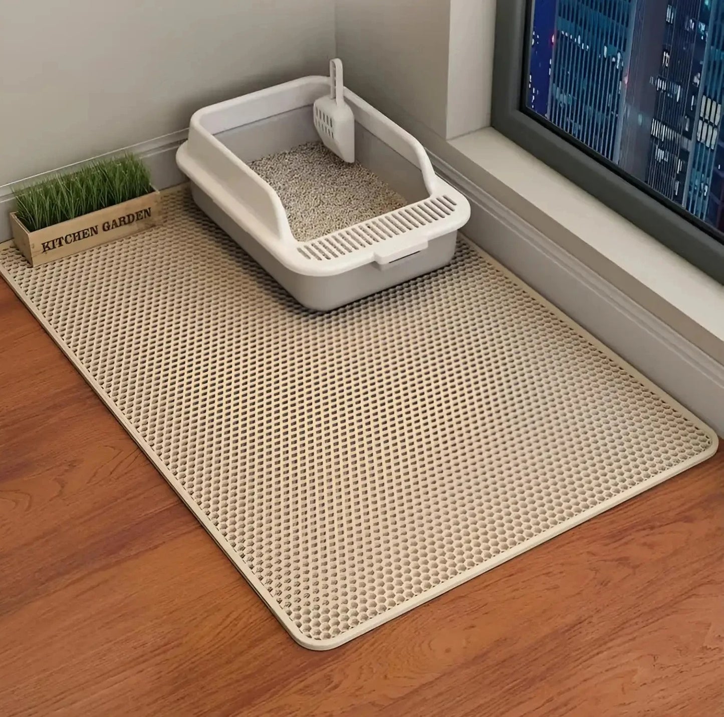 Vandtæt Kattebakkemåtte med Dobbeltlag