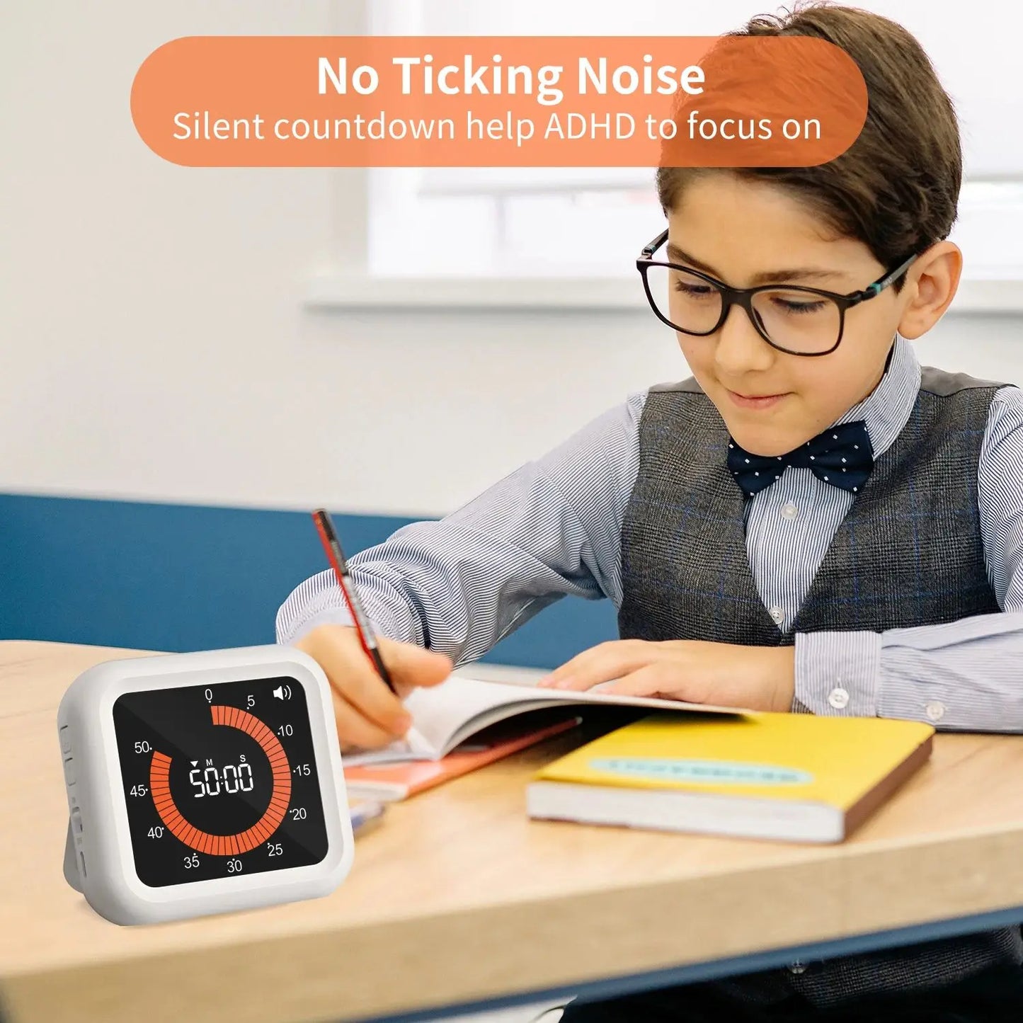 Smart Lydløs Visuel Timer