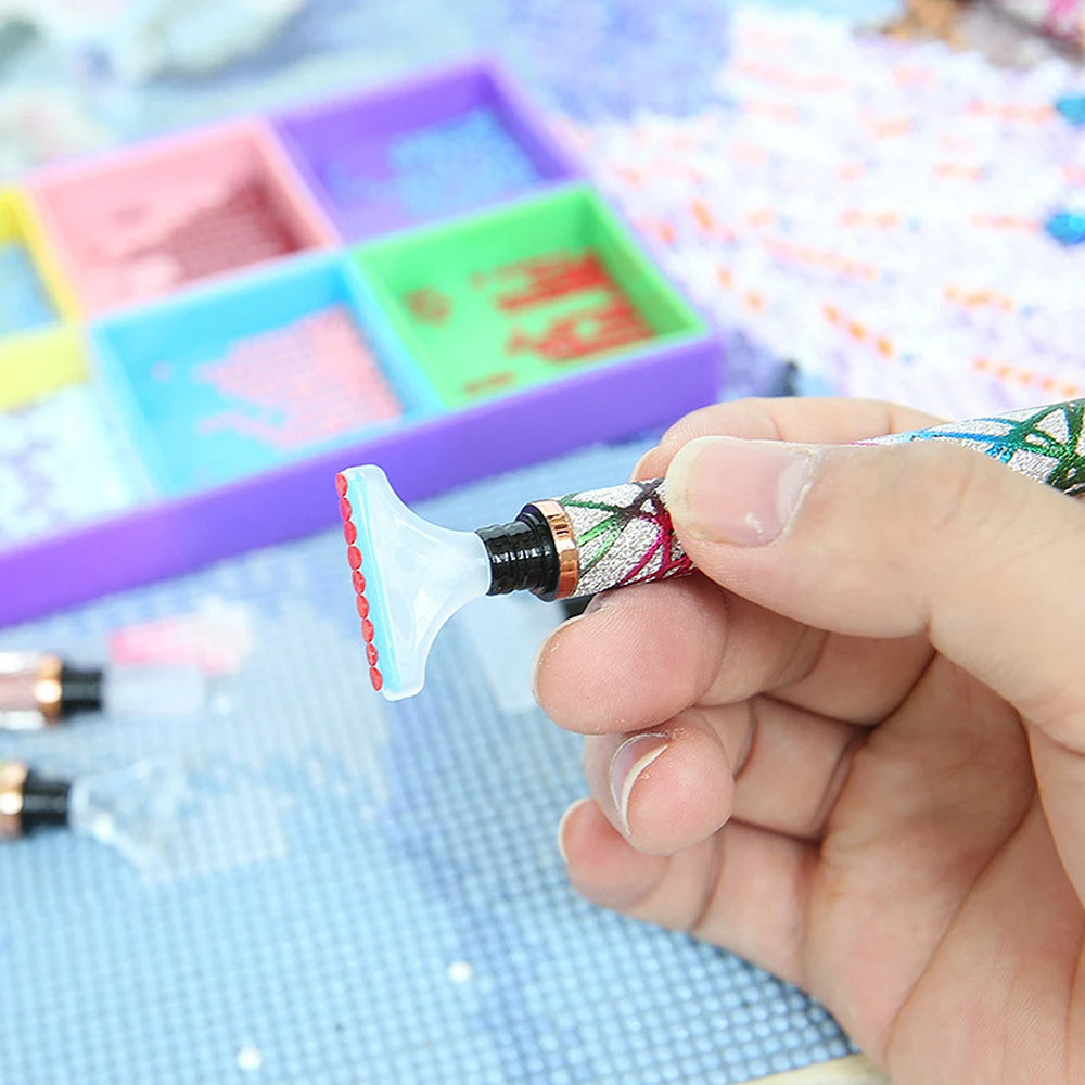 Skinnende Pen-sæt til Diamond Painting
