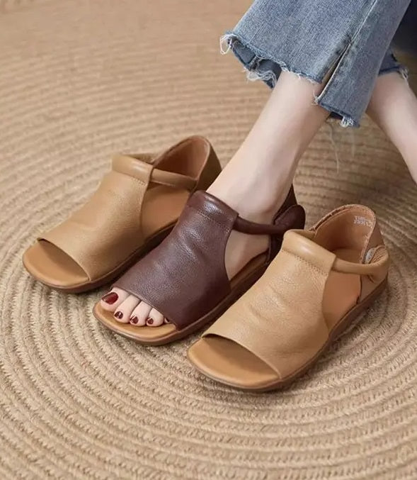 Flade Sandaler med Åben Tå til Kvinder