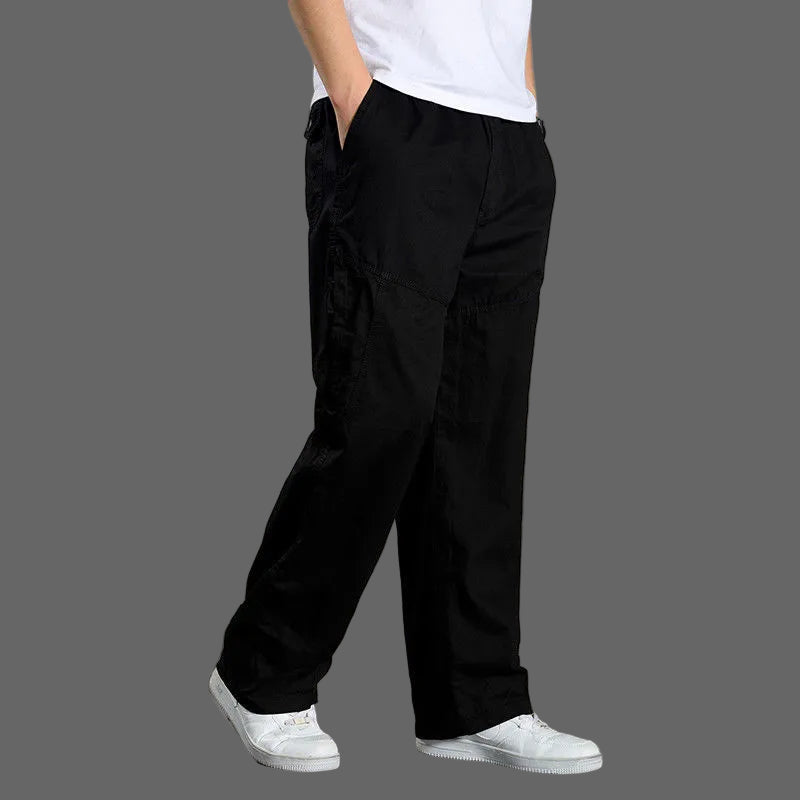 Herre Cargo Bukser i Store Størrelser (4XL-6XL)