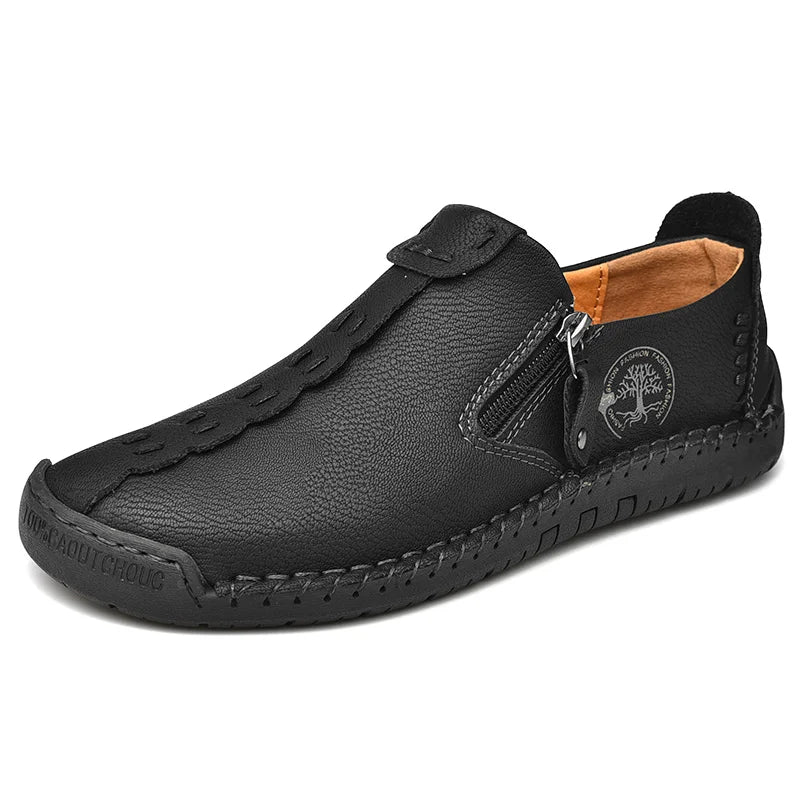 Håndlavede Læder Slip-on Loafers til Mænd