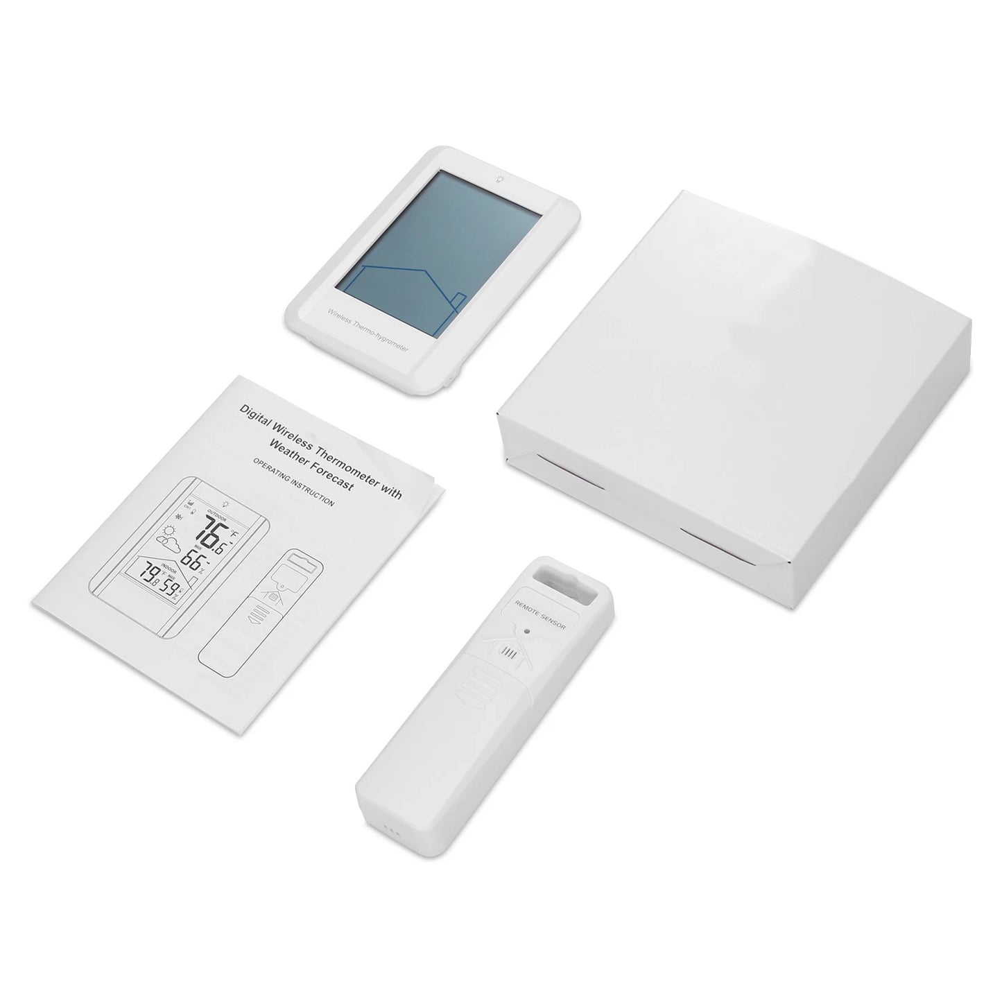 Trådløst Digitalt Termometer med Vejrstation