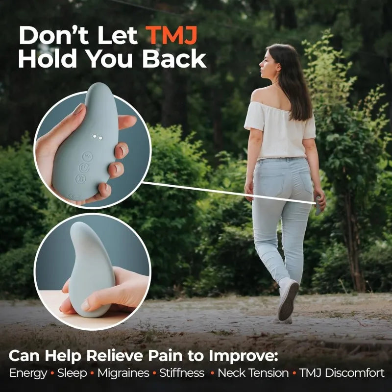 Kæbe- og Nakkemassager med 10 Vibrationstilstande