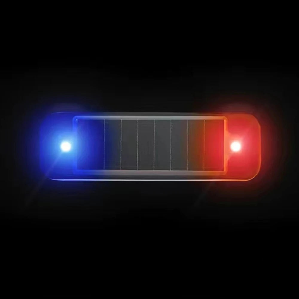 Mini LED Solcelle Advarselslys til Bil