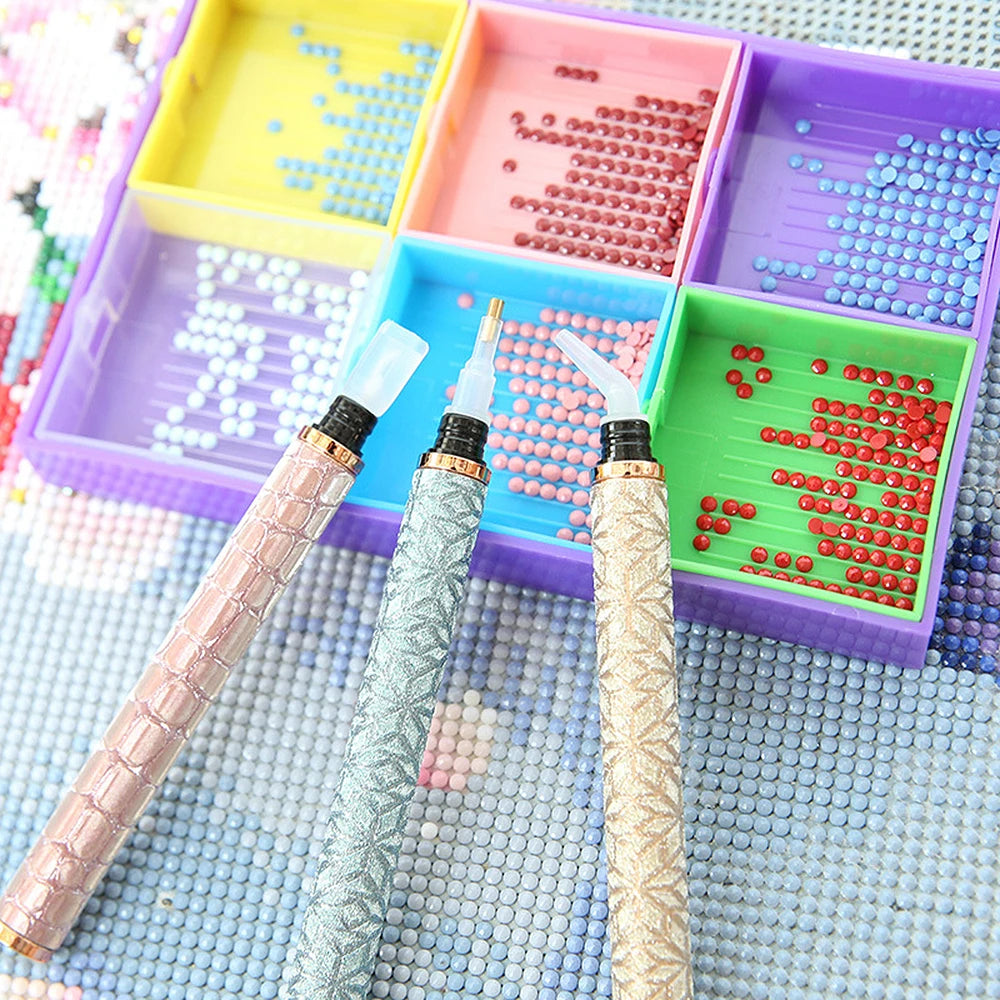 Skinnende Pen-sæt til Diamond Painting