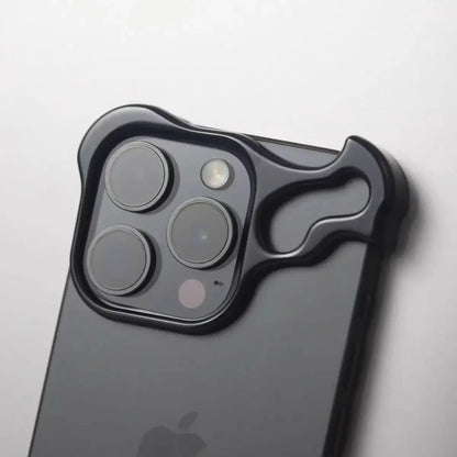 Alu Bumper til iPhone 13 14 15 Pro Max med Beskyttelse Mod Objektivfilm