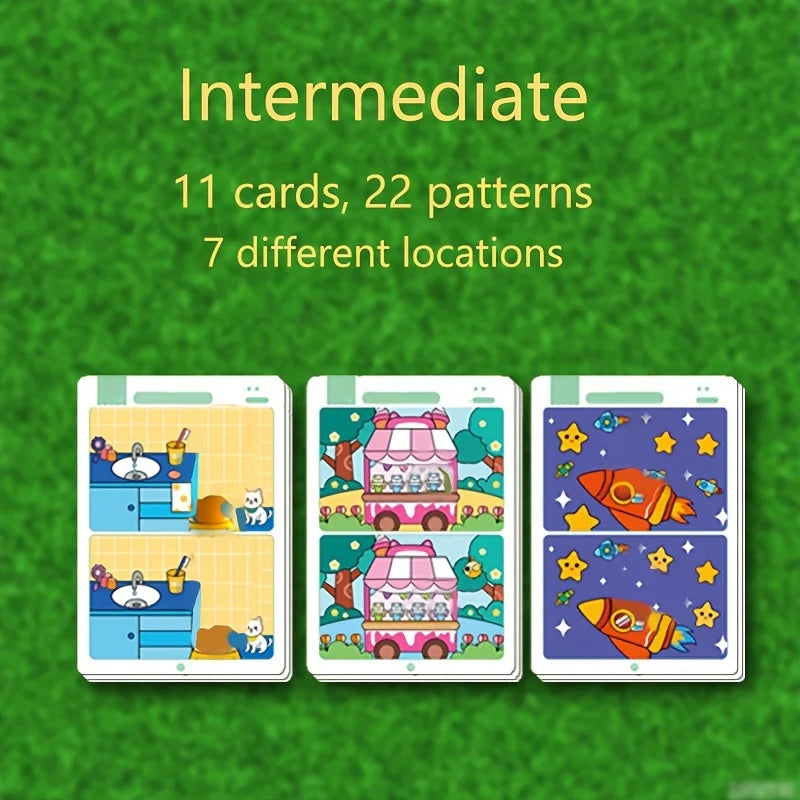 Find Forskellene – Genbrugeligt Fokusspil