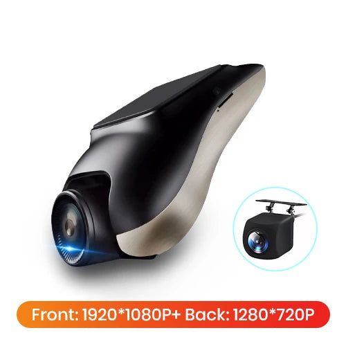 720P Mini Dashcam med ADAS og Bakkamera
