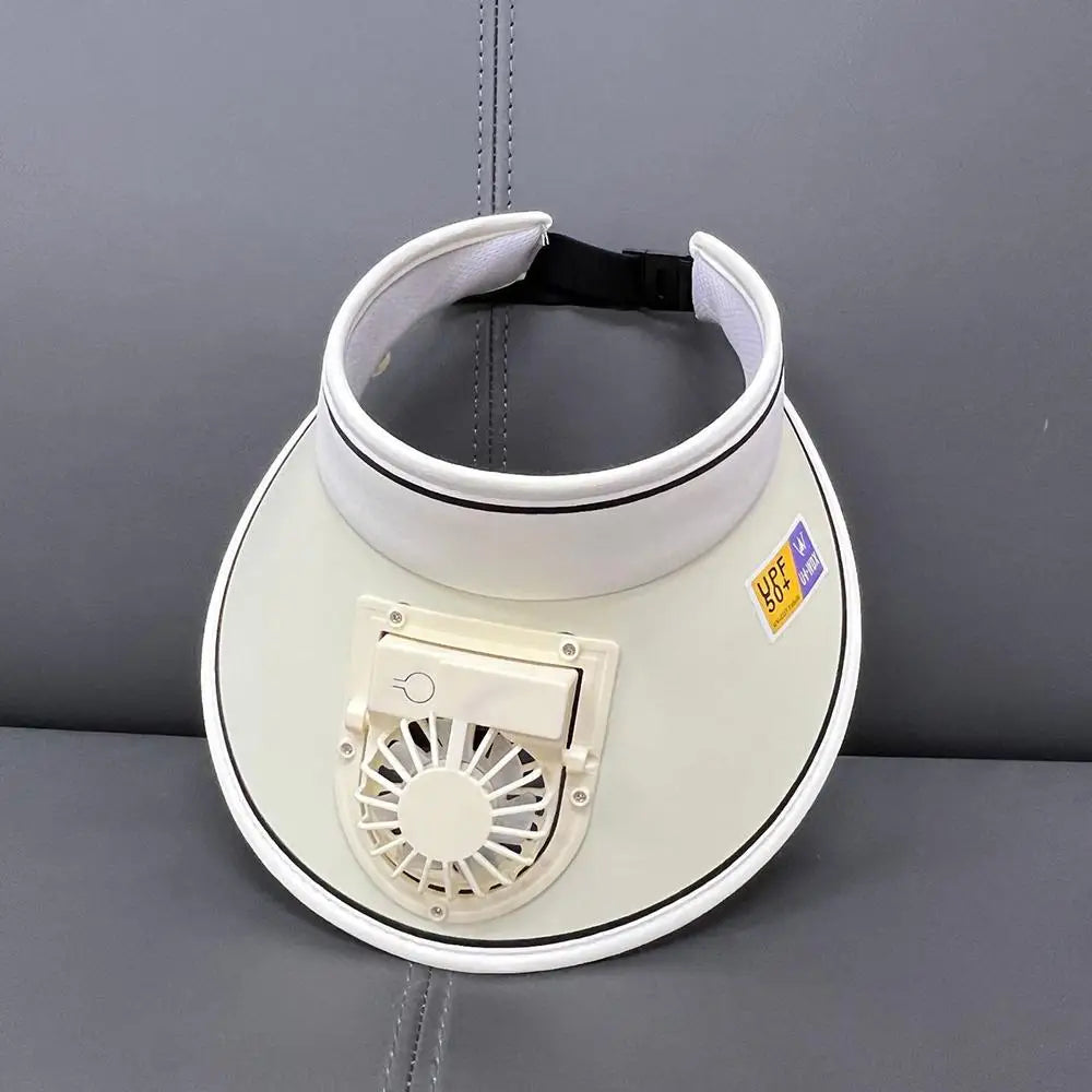 Udendørs Solhat med USB-Ventilator