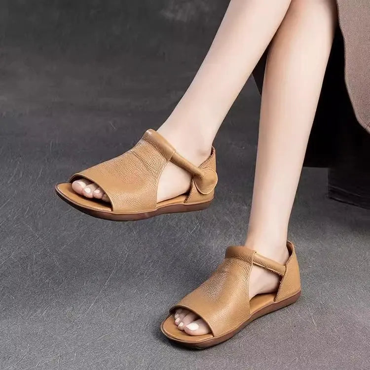Flade Sandaler med Åben Tå til Kvinder