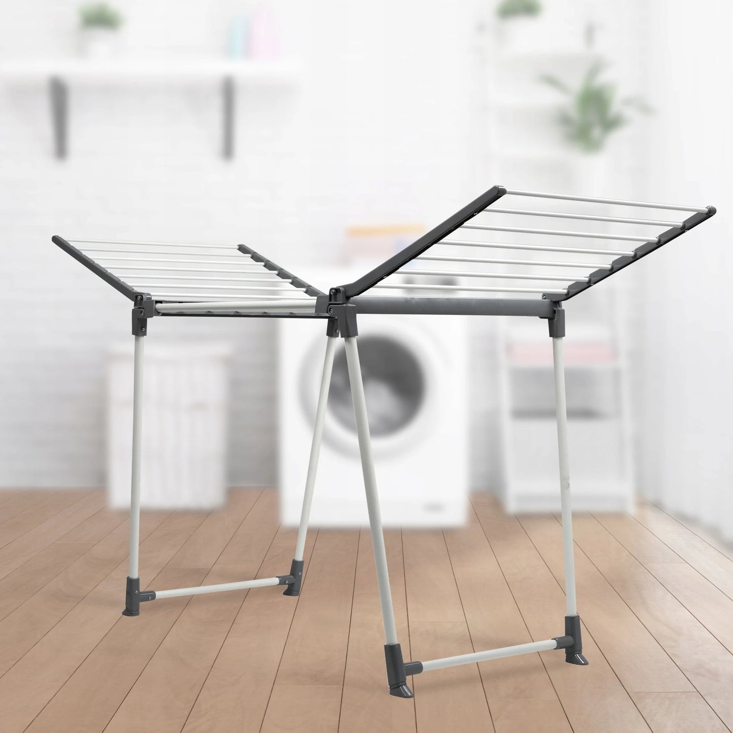 Sammenklappeligt Tørrestativ til Tøj