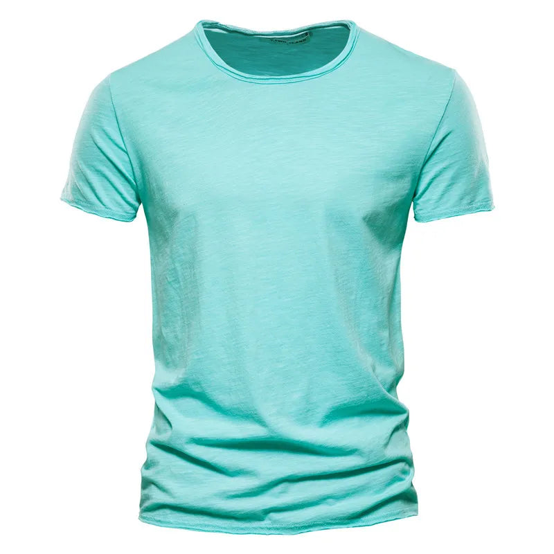 Blød og Let Herre T-Shirt til Sommer