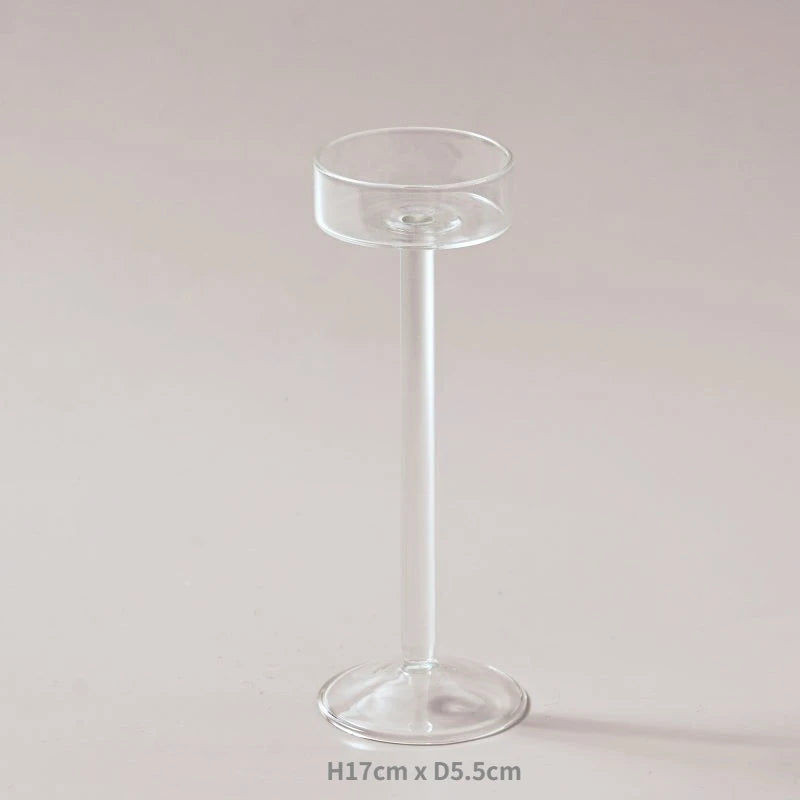 Dekorativt Glas Fyrfadslysestage