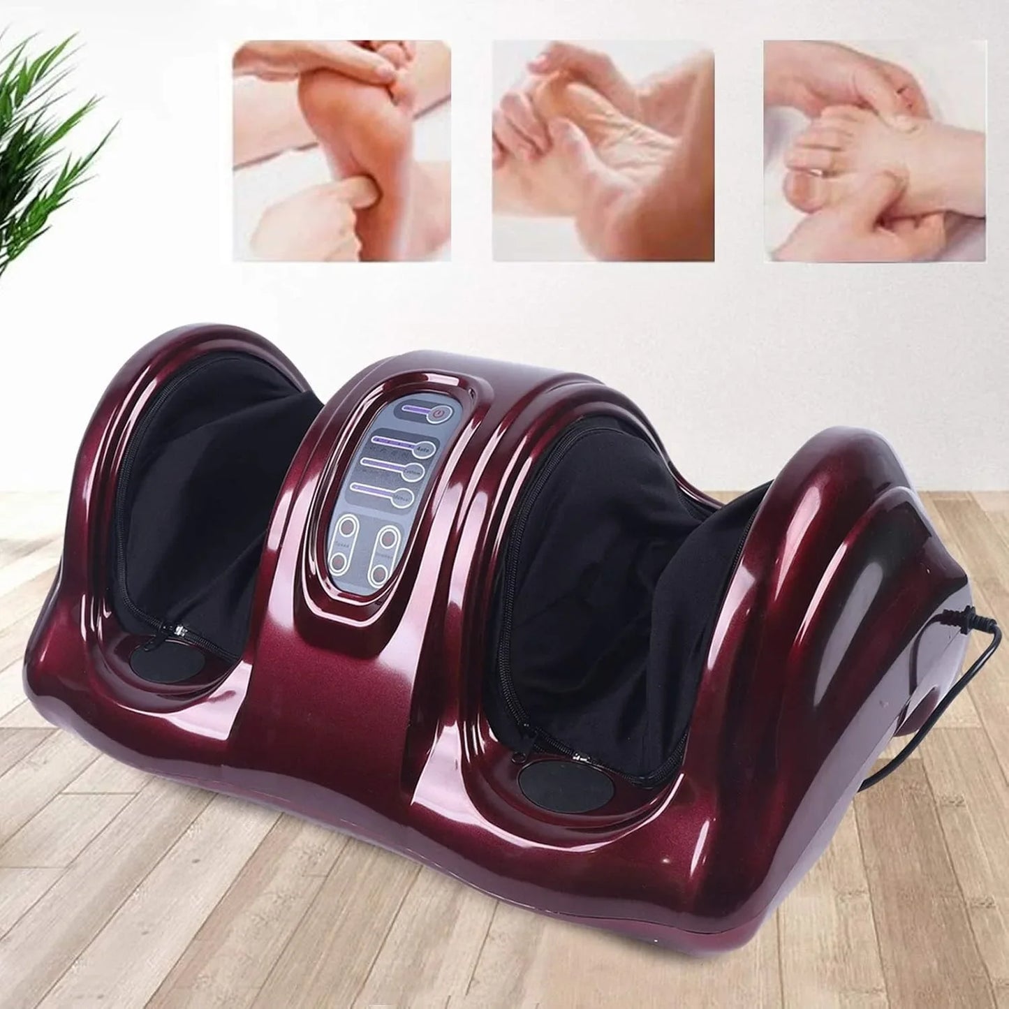 Shiatsu Fodmassager med Varme og Kompression