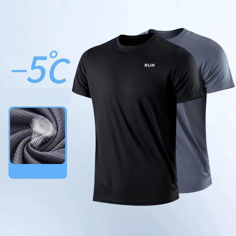 Herre Hurtigttørrende Sports-T-shirt