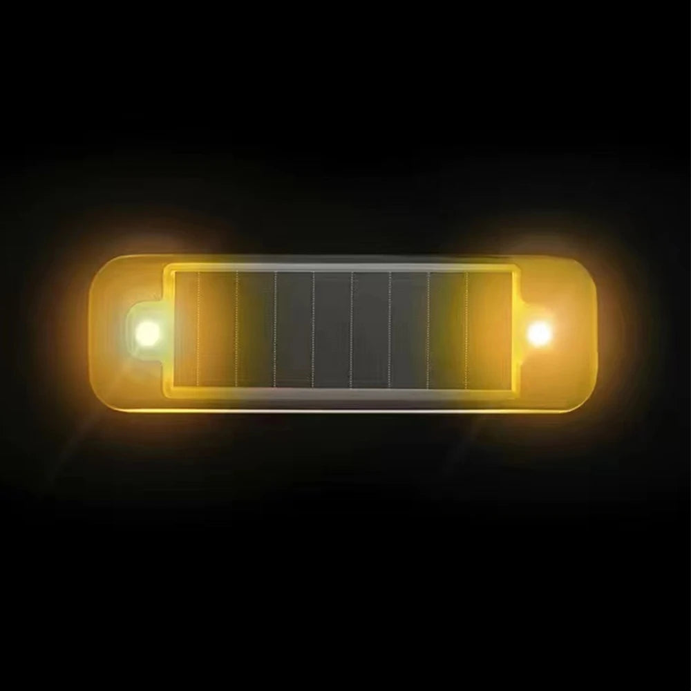 Mini LED Solcelle Advarselslys til Bil