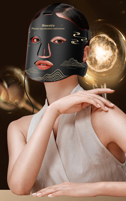 Anti-Aging Infrarød Lysterapi Maske til Ansigt