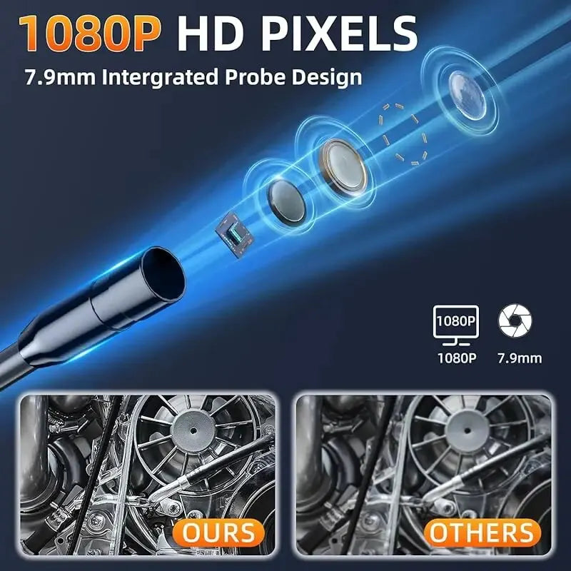 HD 1080P Industrielt Endoskopkamera