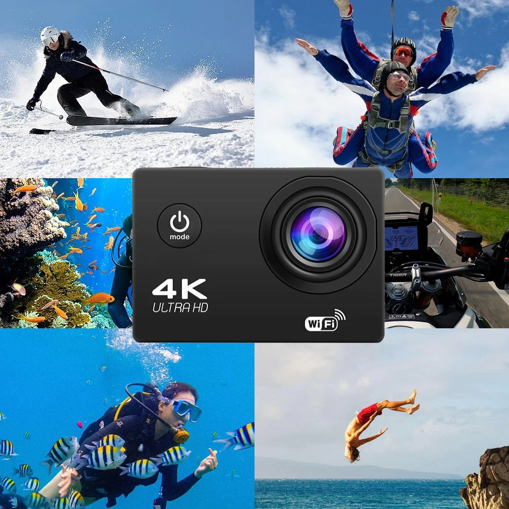 4K Vandtæt Udendørs Actionkamera