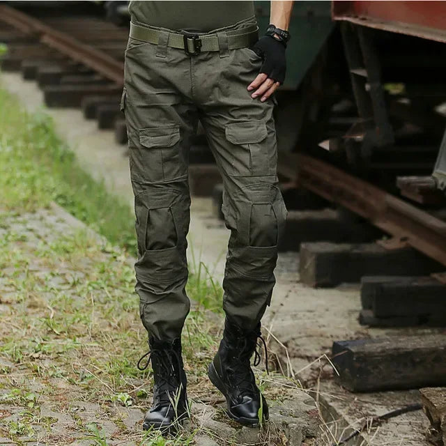 Herre Tactical Cargo Udendørsbukser med Knæbeskyttere