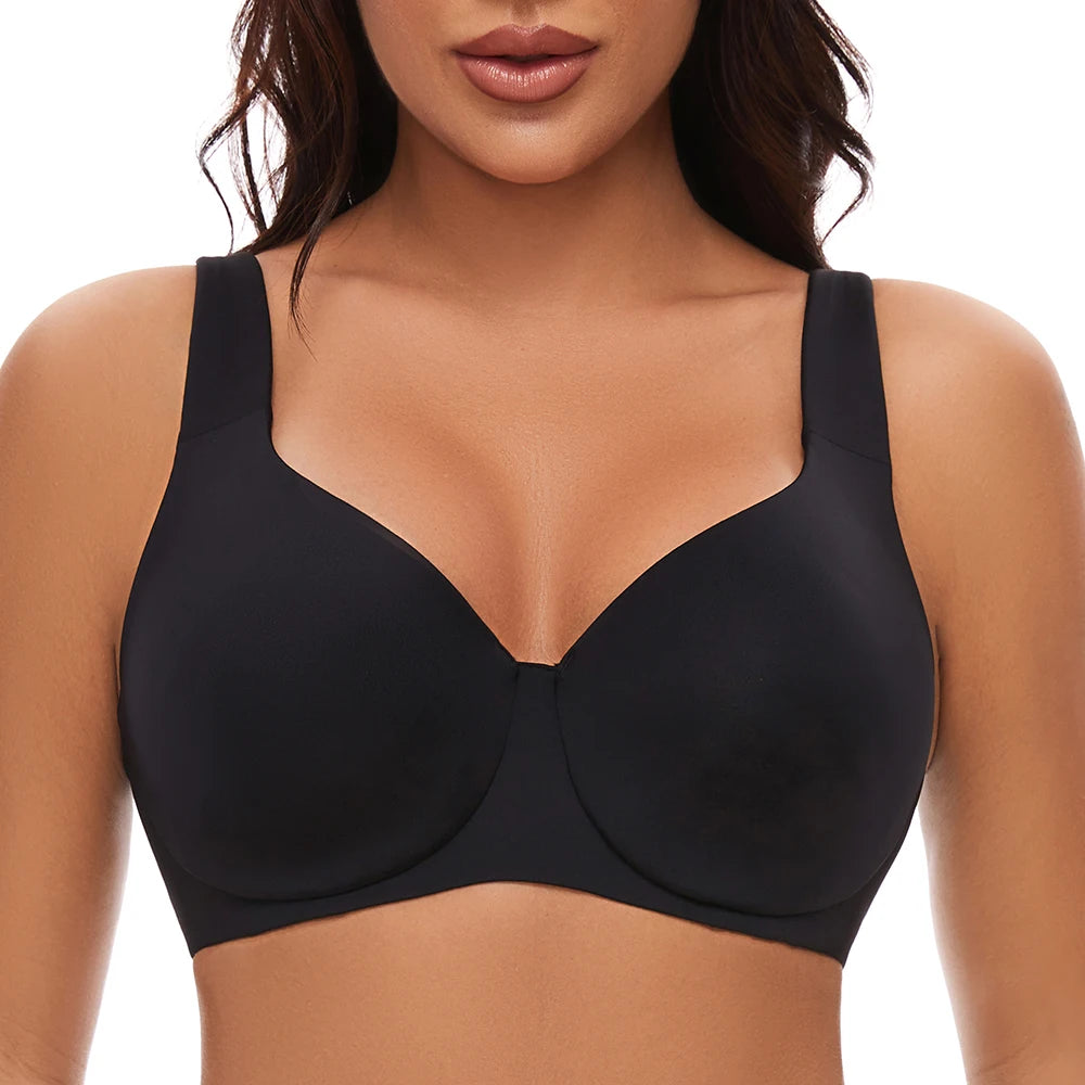 Plus Size Minimizer-BH med Bøjle til Kvinder