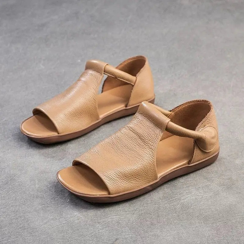 Flade Sandaler med Åben Tå til Kvinder