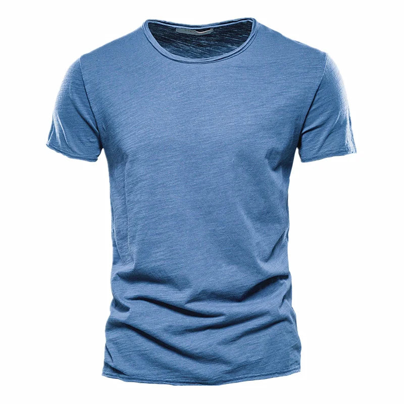 Blød og Let Herre T-Shirt til Sommer