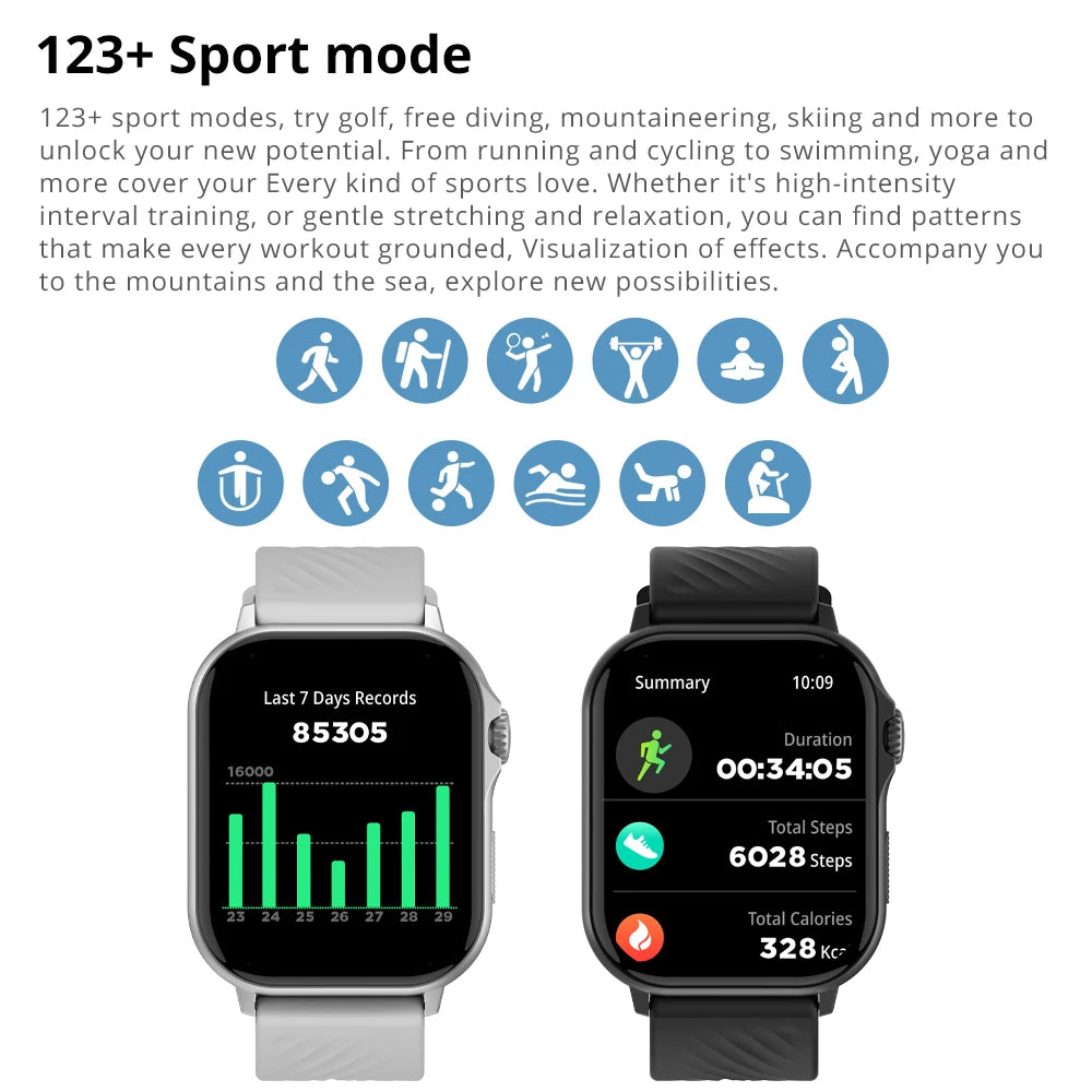 GPS Smartwatch med AMOLED-Skærm