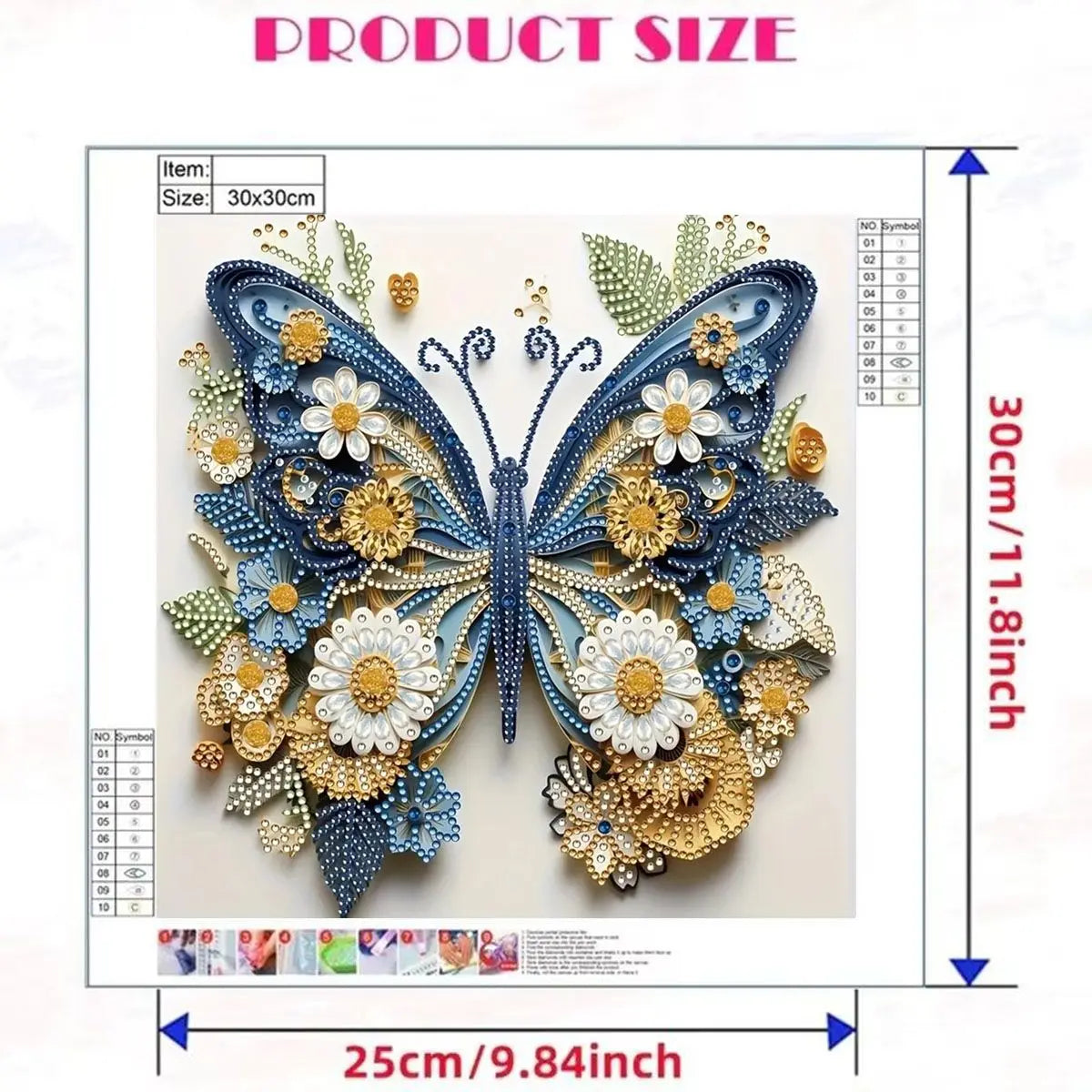 DIY Diamantmalingssæt for Voksne Begyndere