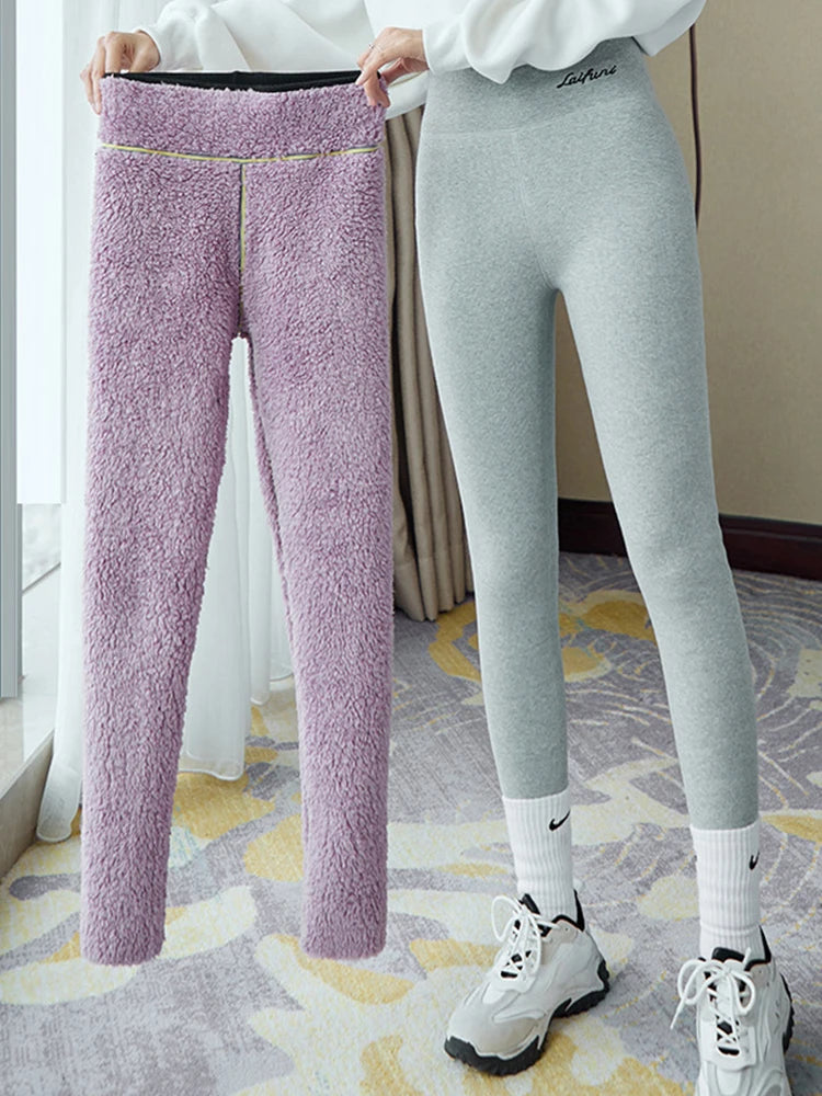 Varme Højtaljede Leggings til Kvinder