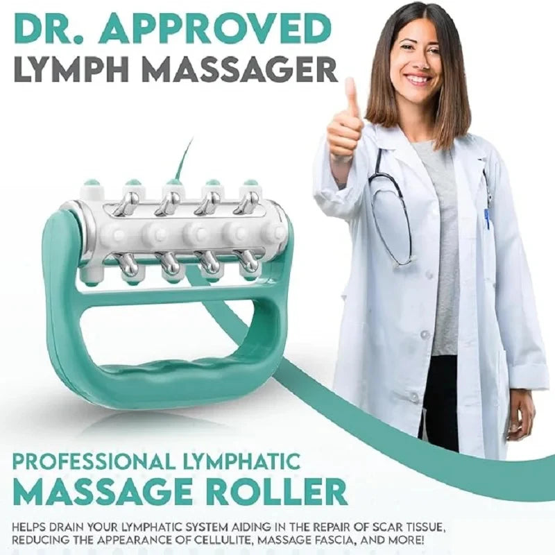 Håndholdt Lymfedrænage- og Fascia Massagerulle