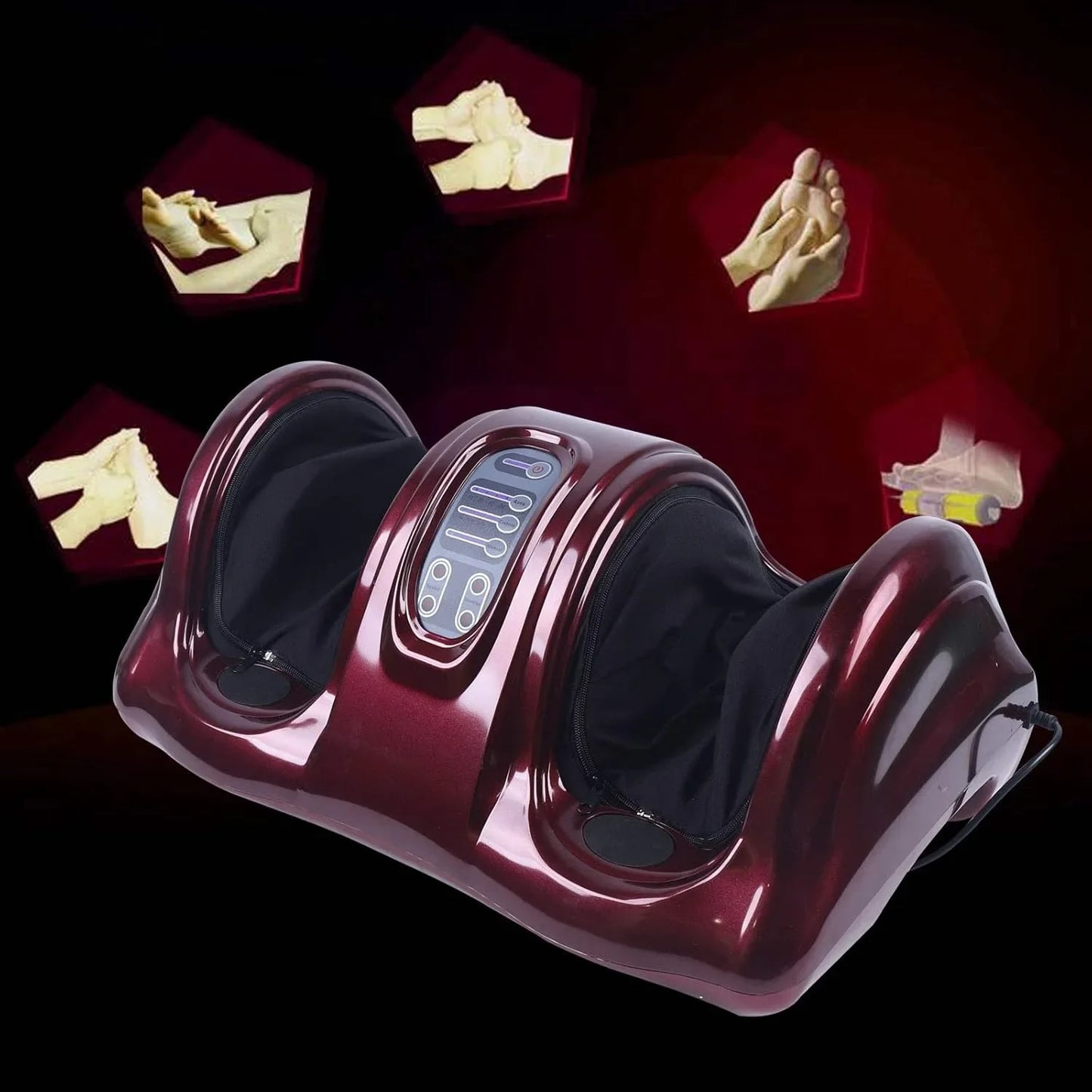 Shiatsu Fodmassager med Varme og Kompression