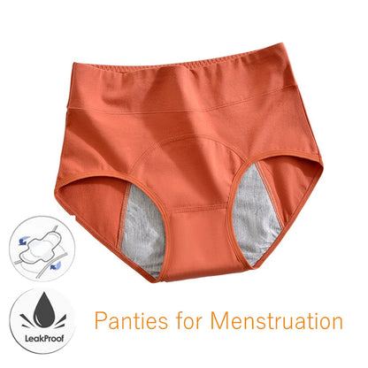 Menstruationstrusser i Bomuld med Høj Talje