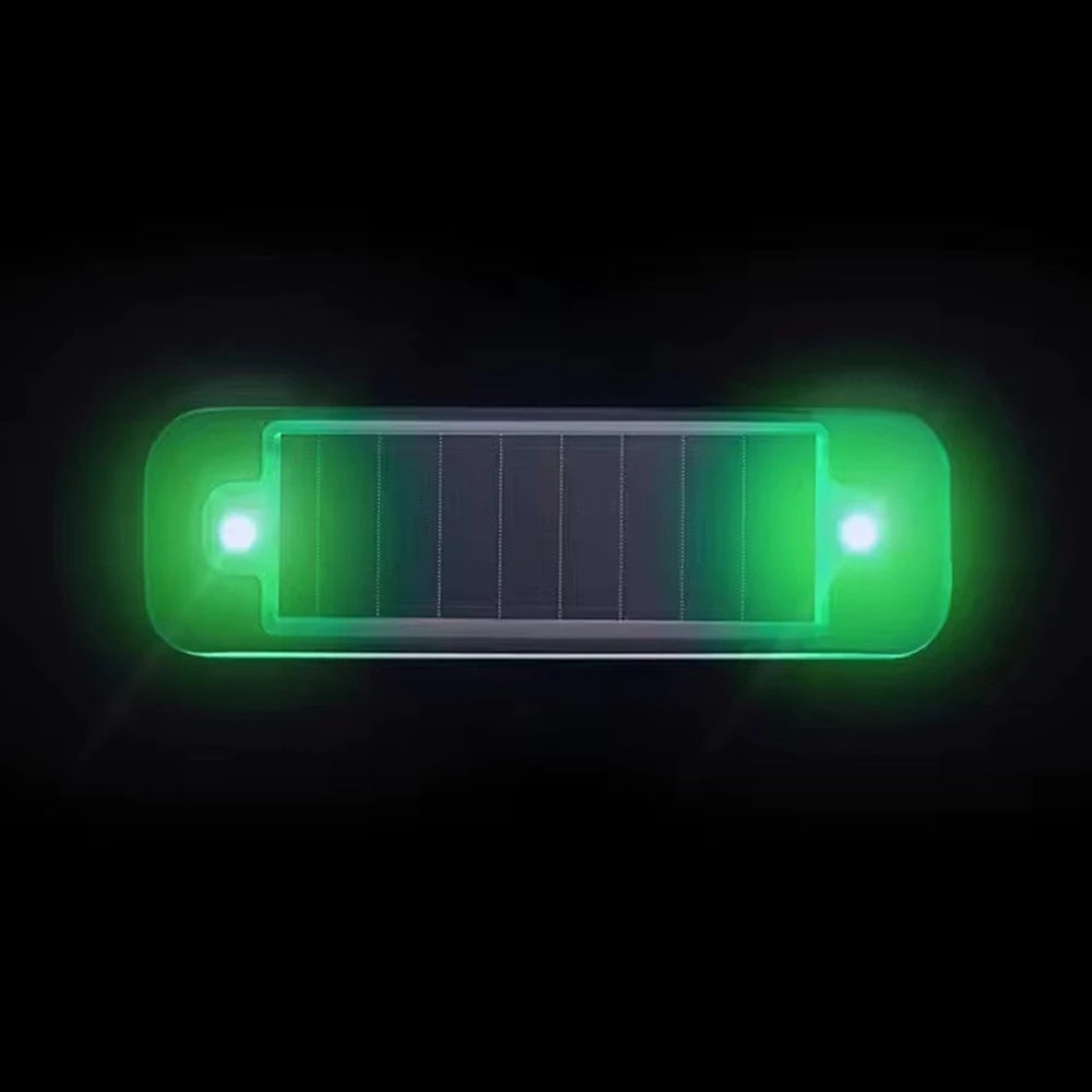 Mini LED Solcelle Advarselslys til Bil