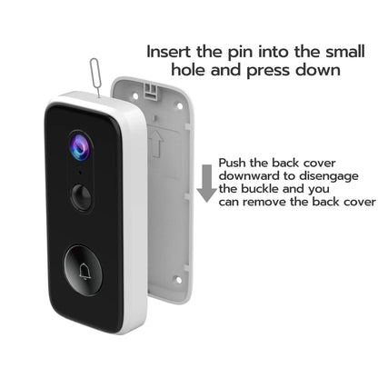 Smart Wifi-Dørklokke med Kamera og Bevægelsesdetektion